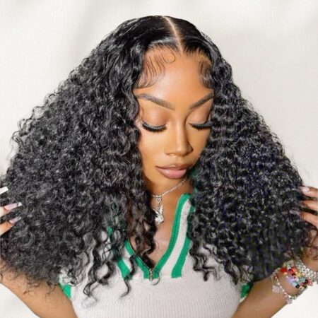 Kinky. Curly. Real. – 13x4 Lace Frontal Kinky Curly & Deep Wave Wig in 10A Grade Virgin Brazilian Hair
