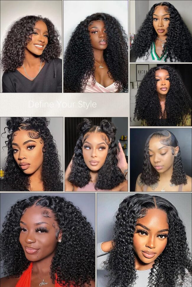 Kinky. Curly. Real. – 13x4 Lace Frontal Kinky Curly & Deep Wave Wig in 10A Grade Virgin Brazilian Hair - Image 9