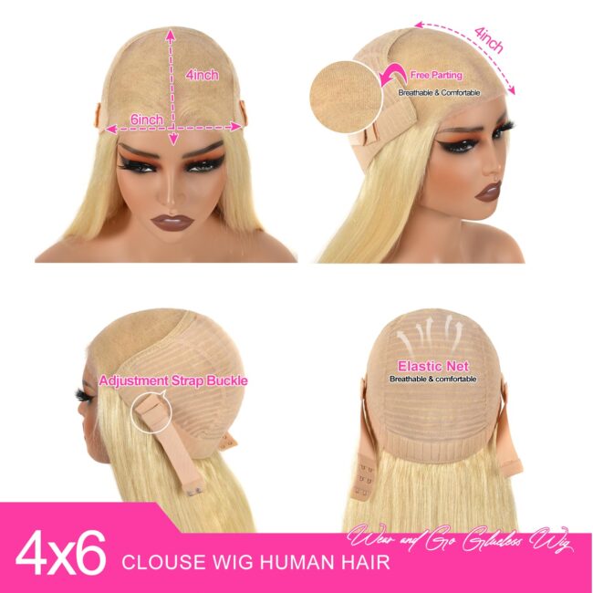 Long. Luscious. Ready to Go – 4x6 HD Lace Wear & Go Glueless Wig in 32” of Virgin Human Hair - Image 7