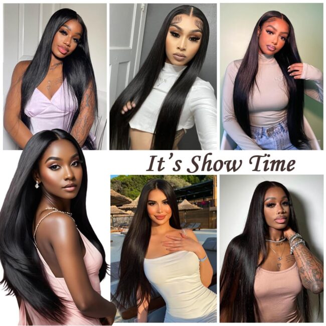 Sleek. Strong. Seamless – 13x6 HD Full Frontal Straight Lace Front Wig with Tiny Knots & 200% Density - Image 6