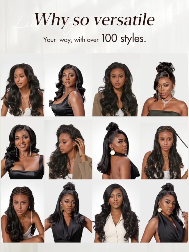 Soft. Flowy. Flexible – 13x4 Loose Body Wave HD Lace Front Wig with Flexi-Fit Drawstring Cap - Image 7